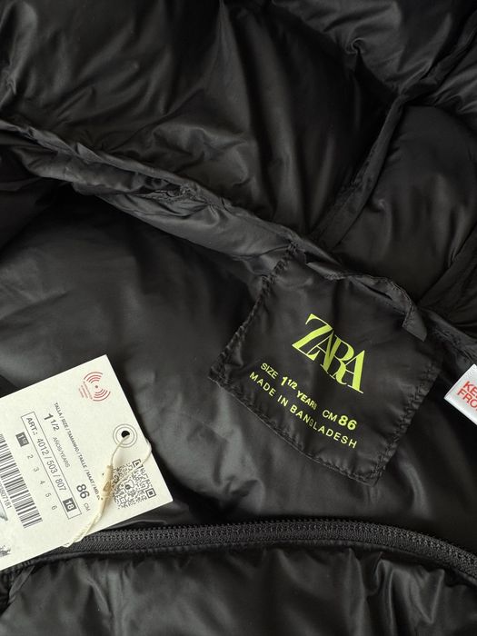 Легка куртка Zara 86 , курточка Зара чорна