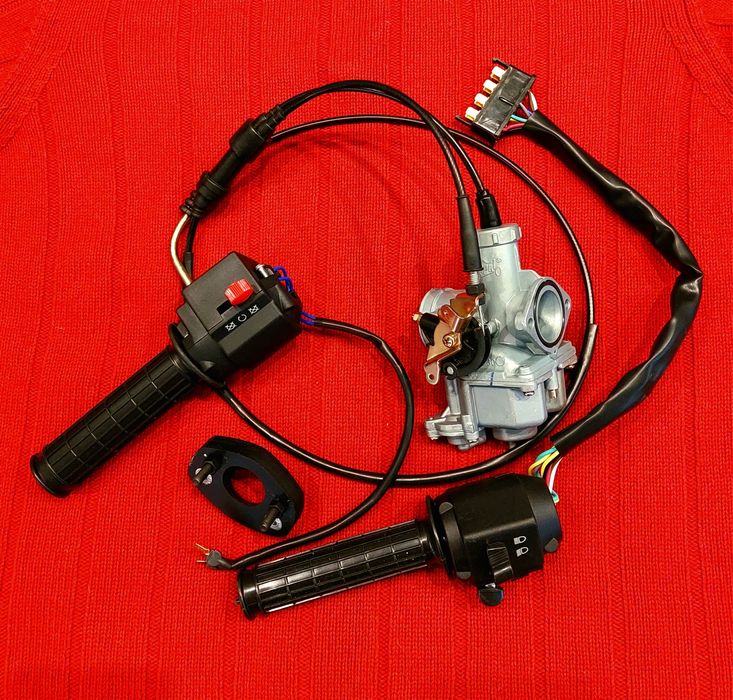 Комплект “ЯВА+" Карбюратор PZ30 з прискорювачем,трос,пульти,ручка газу