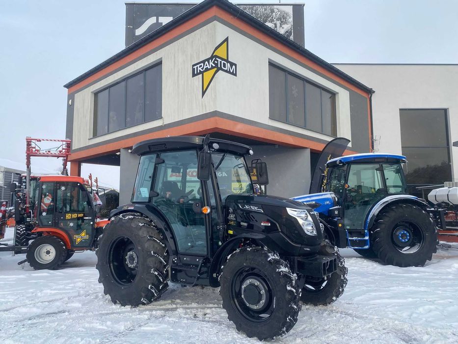 Ciągnik Rolniczy Solis S60 Limited Edition Black 58KM Kabina Klima AWD