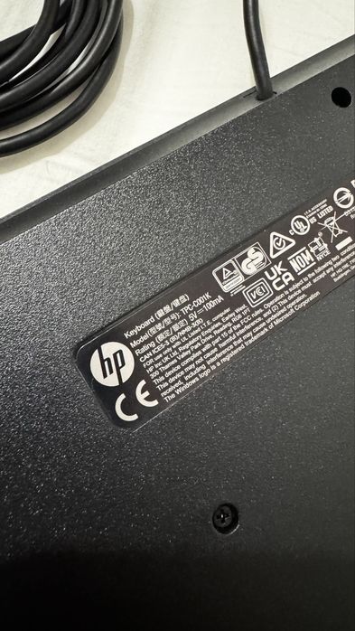 Teclado HP Business Slim Smartcard (USB - Preto)