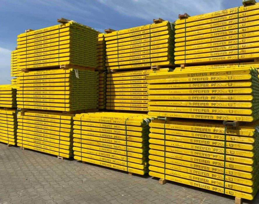 Stemple Budowlane Płyta szalunkowa Dźwigar H20 Głowica Trójnoga żabka