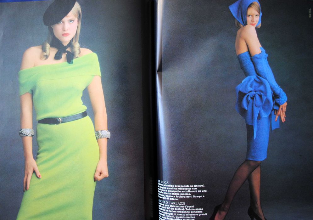 Vogue Italia magazyn mody z 1983