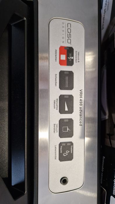 Професійний Вакууматор вакуумний пакувальник Caso VRH 490 advanced.