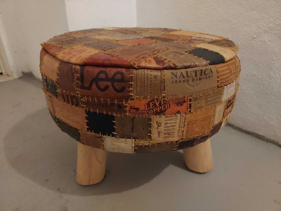 Banco redondo vintage