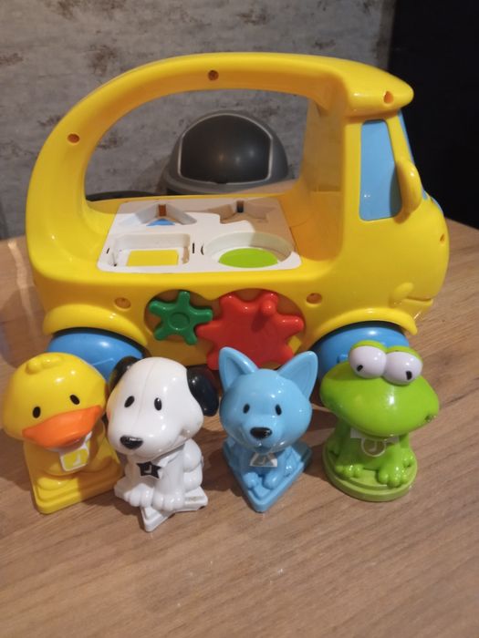 Sorter interaktywny, zabawka autobus Smiki