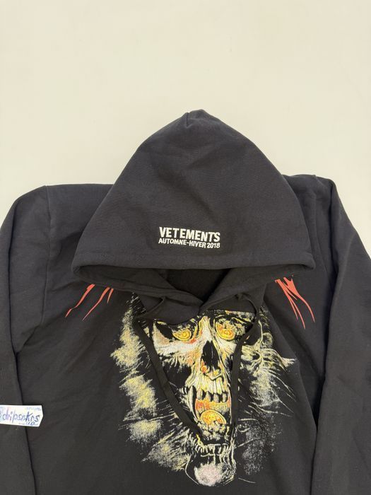 худи Vetements Hardcore Skull hoodie M L