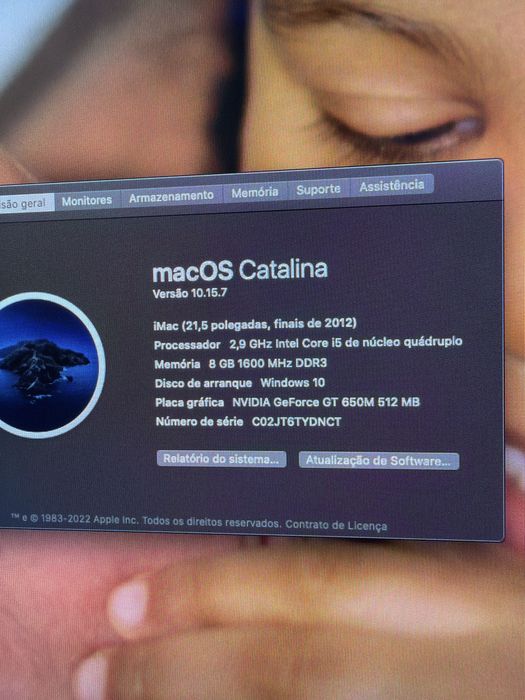 Apple Imac 21,5 polegadas
