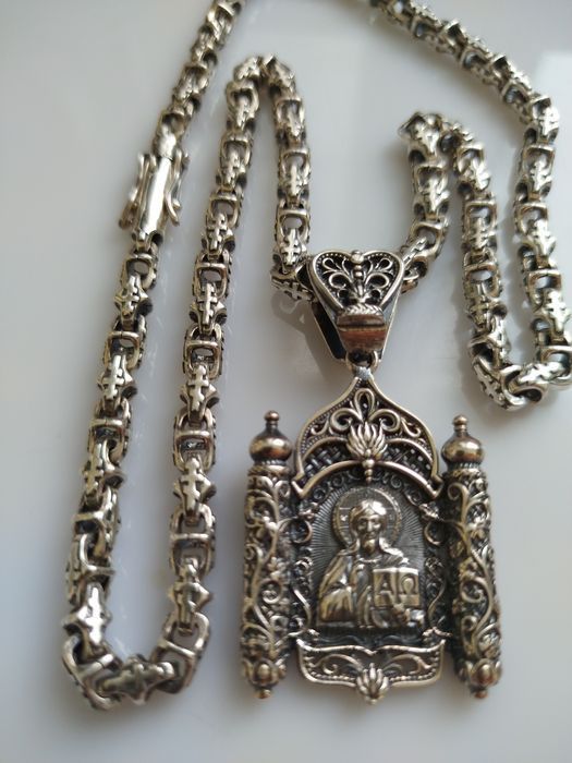 Срібний набір ~100г ланцюжок +ладанка цепочка серебряная+ладанка набор