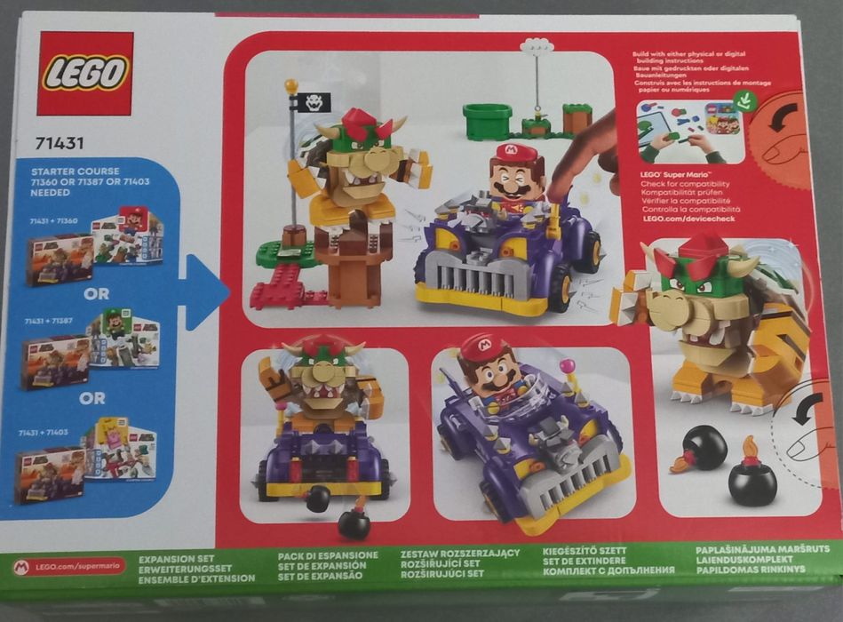 71431 - Bowser's Muscle Car Expansion 
Novo.
Conforme as fotografias.