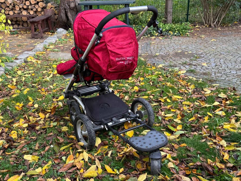 Wózek 3w1 Mutsy Sport, pompowane koła.
