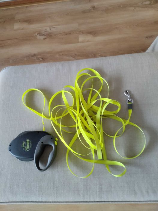 Smycz flexi 8m kolor neonowy
