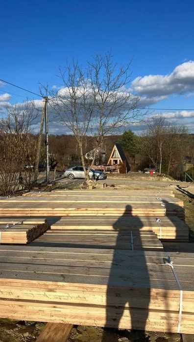 Пиломатеріал: рейка 130*40*3м (стропила балка дошка доска брус.)