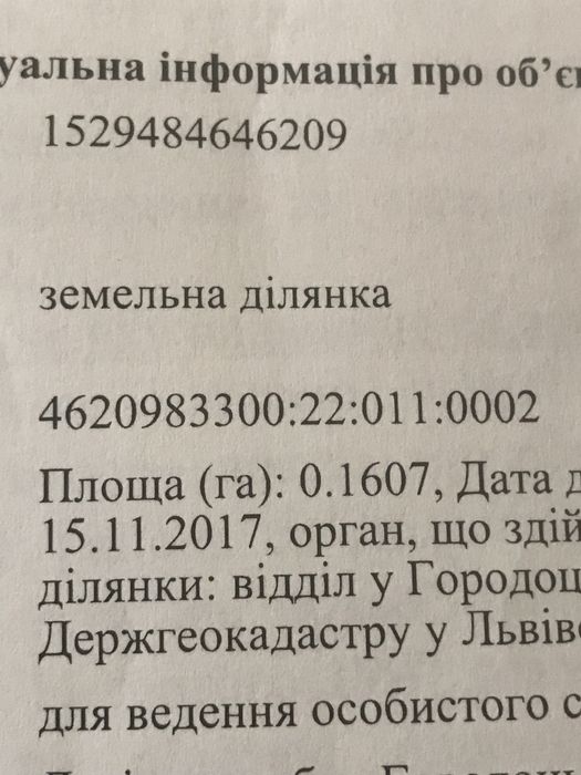 Земельна ділянка