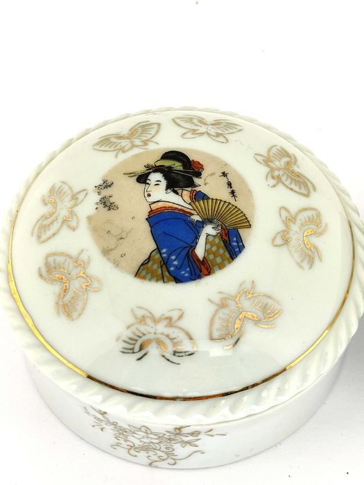 Par de Caixas em Porcelana