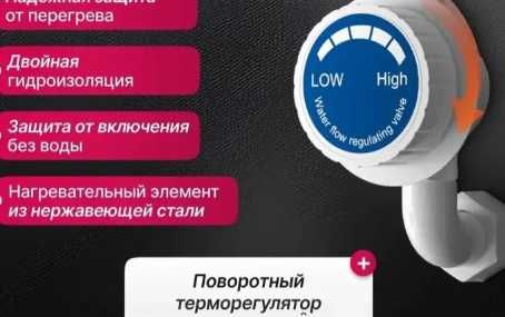 Водонагрівач проточний душ на стіну