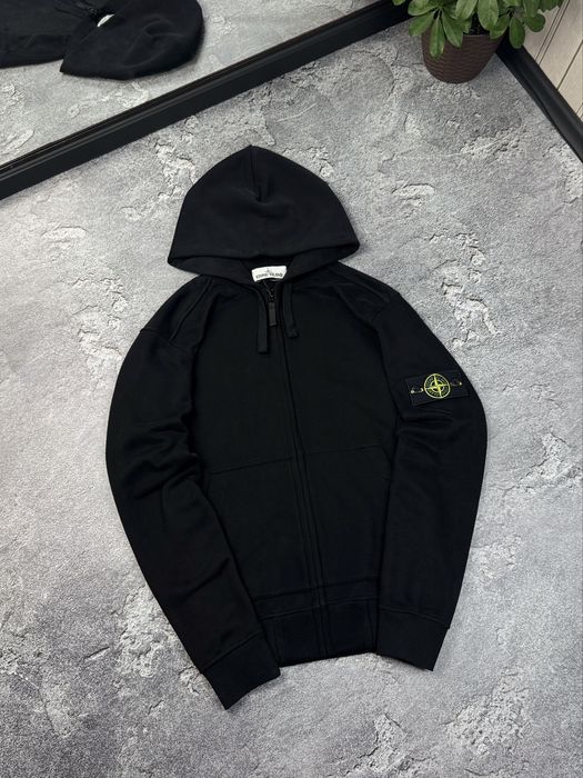 Зіп-худі STONE ISLAND чорний (standart)