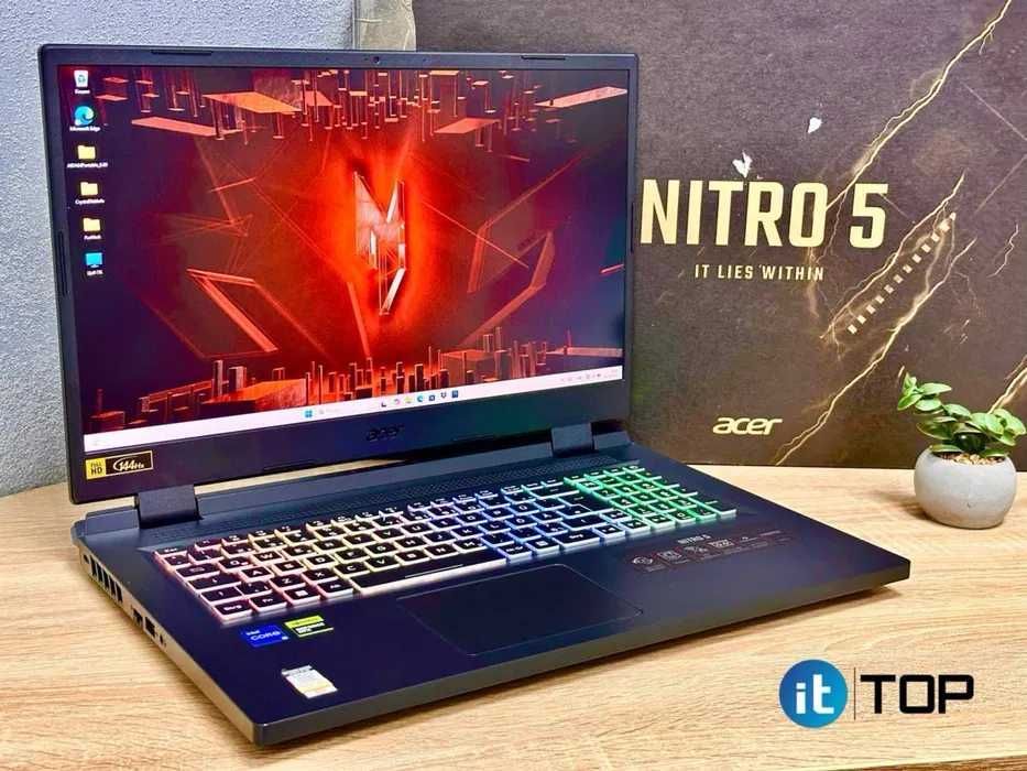 Ноутбук Acer Nitro5 17.3" 144Hz i5-12450H/16 DDR4/512 SSD/RTX 4050 6Gb