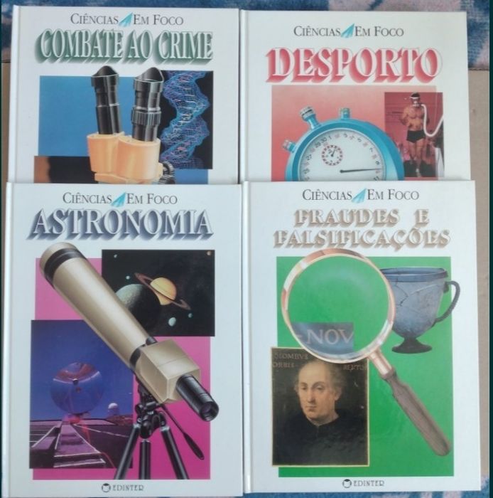 Ciências em foco - 4 livros novos na caixa original