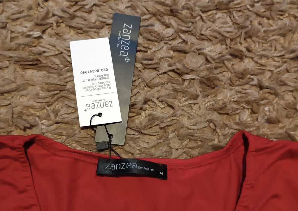 Bluzka bluzeczka  czerwona ZANZEA rozmiar "M"