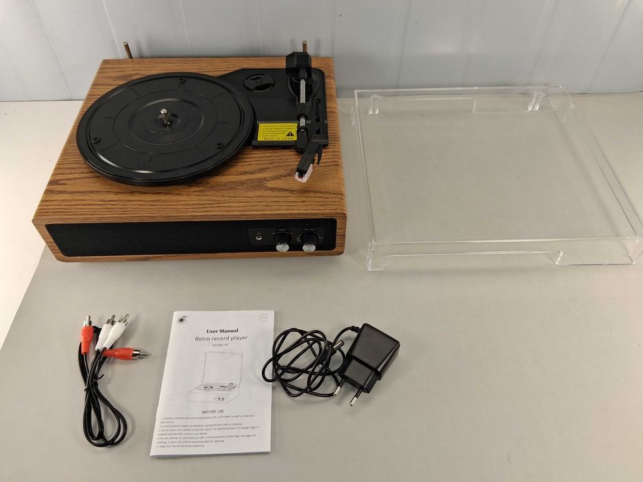C224 Odtwarzacz Retro Player A6Muzyczny z USB i Głośnikami Stereo