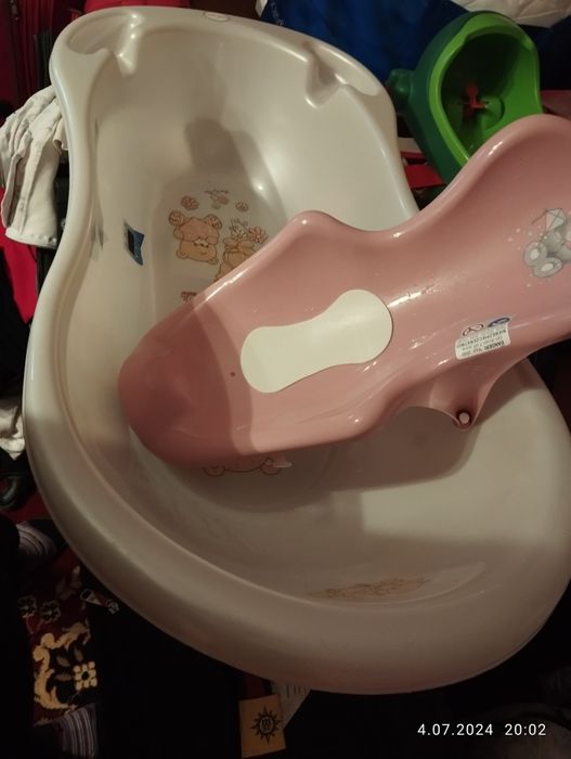 Wanienka z termometrem, leżaczek