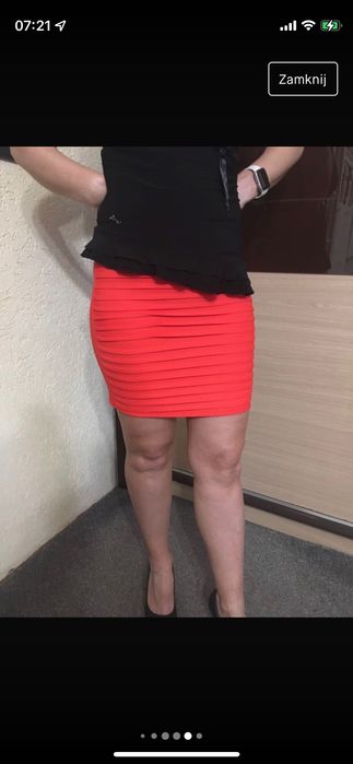 Spódnica malinowa