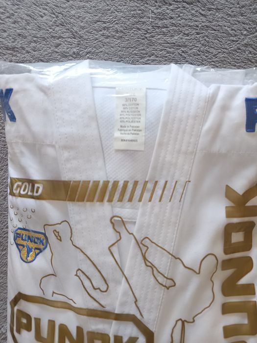 Karaté - 2 Kimonos de Kata (competição e treino) + 2 cintos + 1 saco de transporte - Equipamento de kata aprovado pela WKF