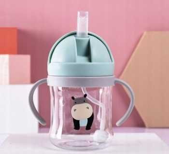 kubek bidon 250ml kubek ze słomką i odważnikiem butelka niekapek