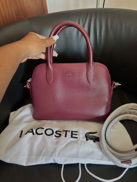 Mala Lacoste Original – Bordô