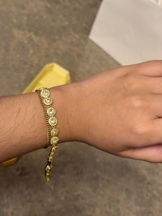 Pulseira Una Angelic Lapidação redonda Swarovski