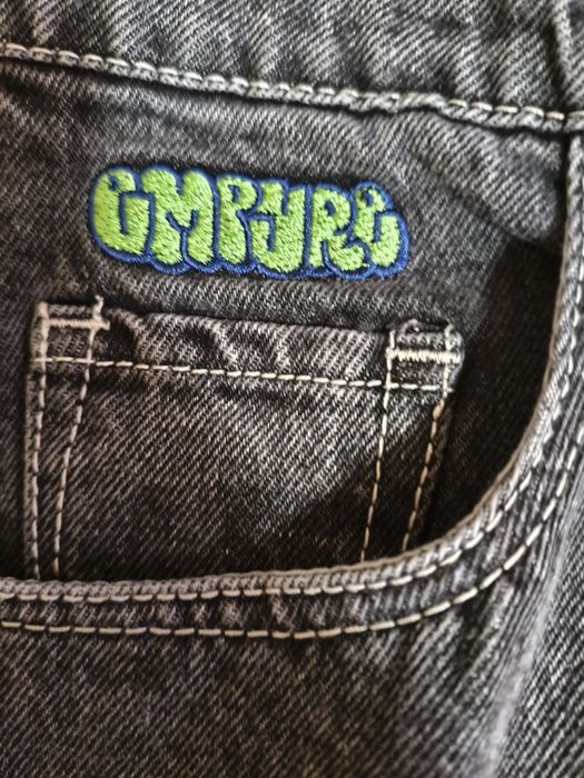 Empyre Tori Charcoal Wash Zip Off Cargo Skate Jeans