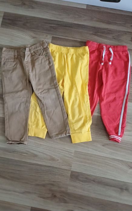 3 pary spodni cieńszych dla chłopca 98