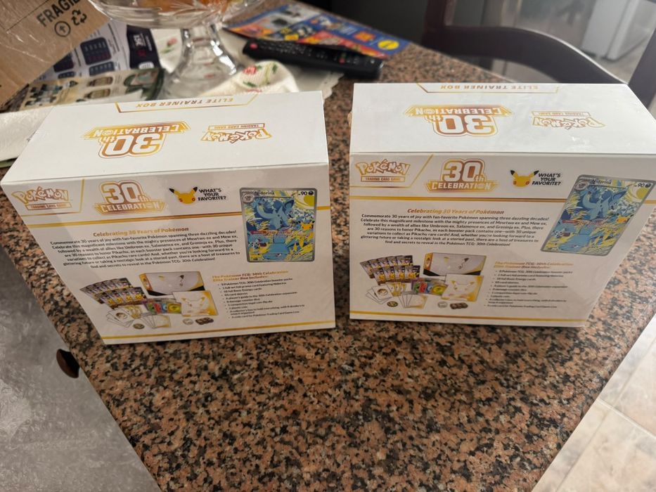 Pokemon elite trainer box 30th celebration