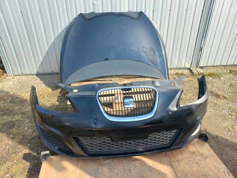 Zderzak przód przedni kompletny maska pokrywa  seat leon II LIFT