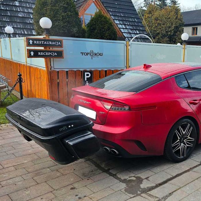 Box bagażowy Bagażnik dachowy MFT BackBox Kufer Box na narty snowboard