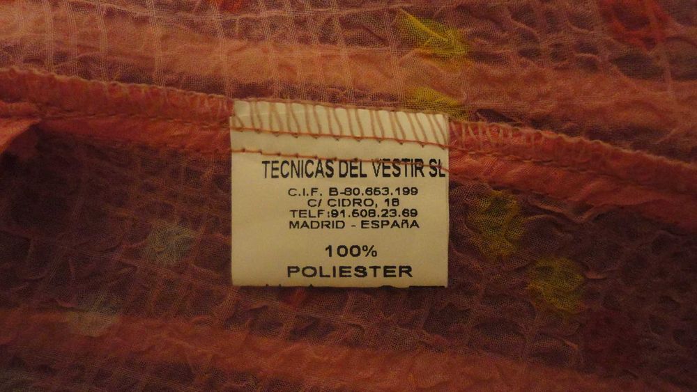 Blusa de senhora traçada rosa Erre y Eme