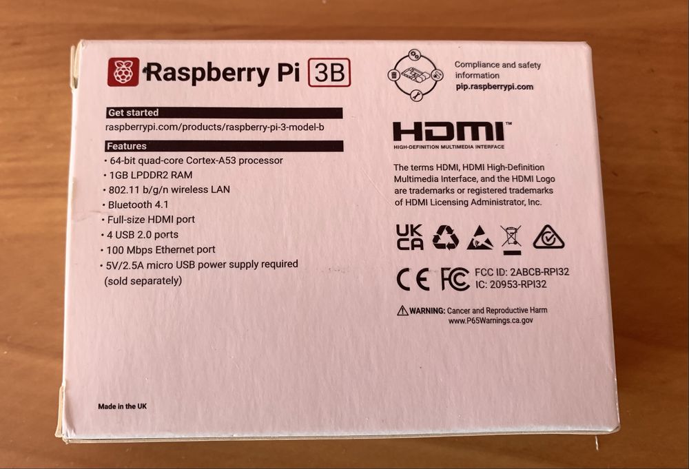 Raspberry pi 3 model B v1.2