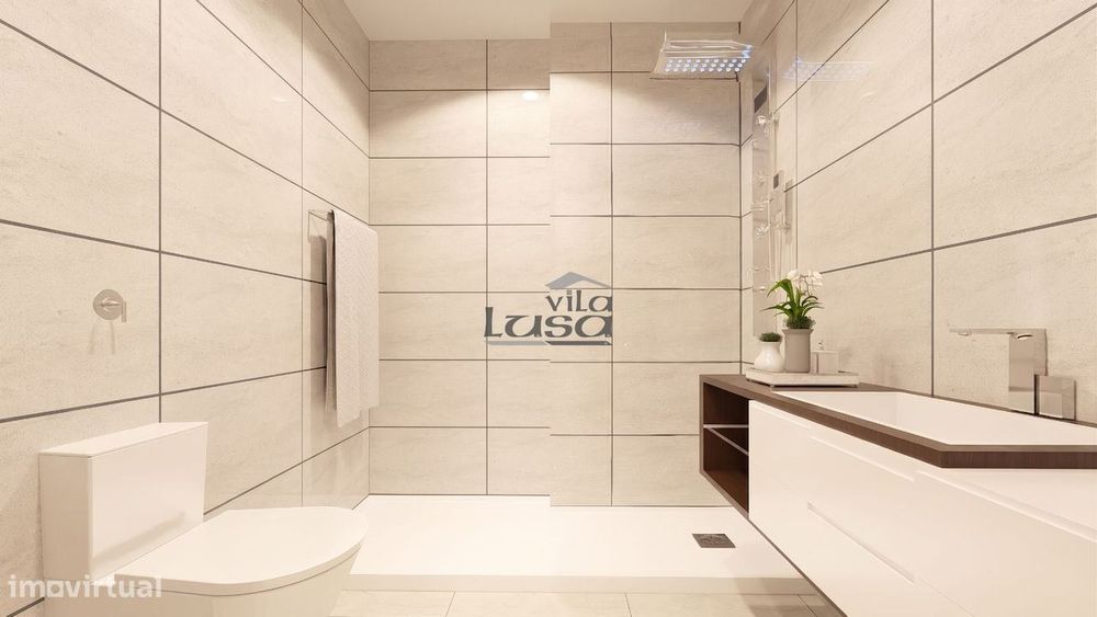 Apartamento T1 Novo varanda e lugar de garagem Vilar de Paraiso, Vi...