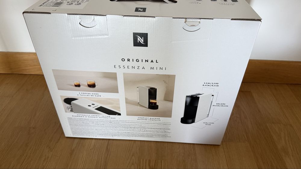 Nespresso essenza mini branca Nova na Caixa com fatura