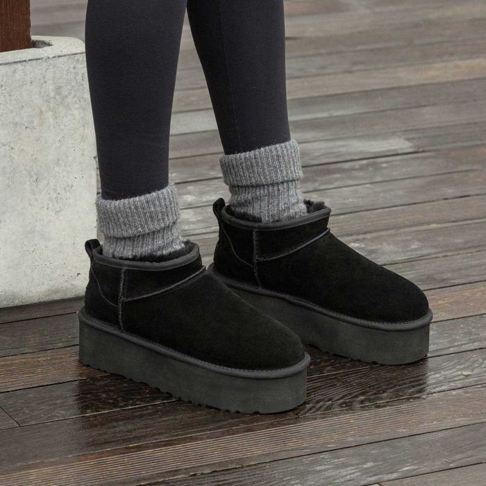 UGG Classic Ultra Mini Platform Boot Black: 2 600 грн. - Угги Киев
