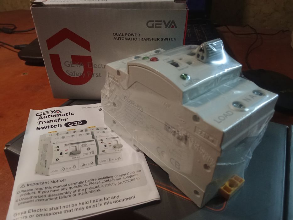 АВР Geya ManHua Tomzn ввод  резерв генератор