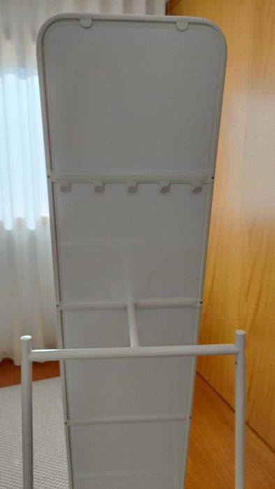 Espelho de pé, 48x160 cm, cor: branco
