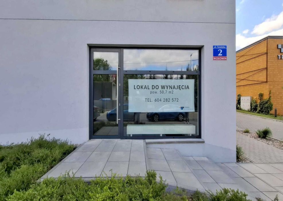 Lokal usługowy 50,70 m² – parter, ul. Toruńska 2, Wołomin