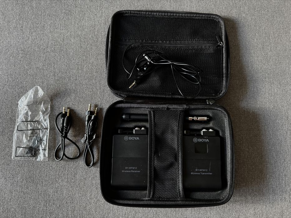 Петличний бездротовий мікрофон BOYA BY-WFM12