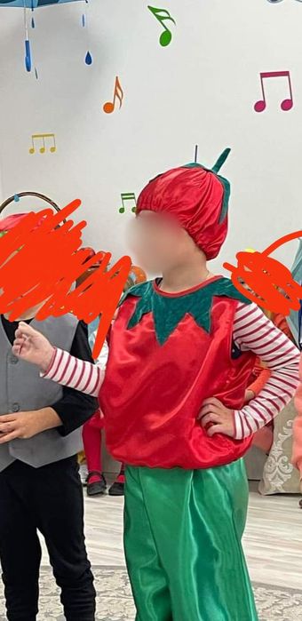 Прокат костюмів ведмедика,ведмедя, вовка, зайчика, помідора ь