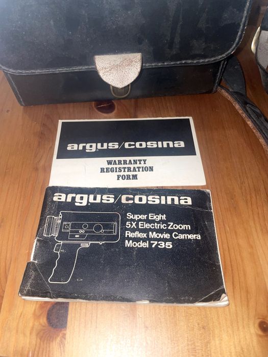 Câmara de filmar Super 8 Argus Cosina 735