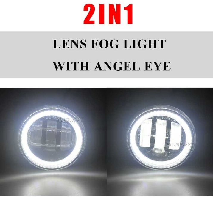 Farol Nevoeiro LED aro LED novo