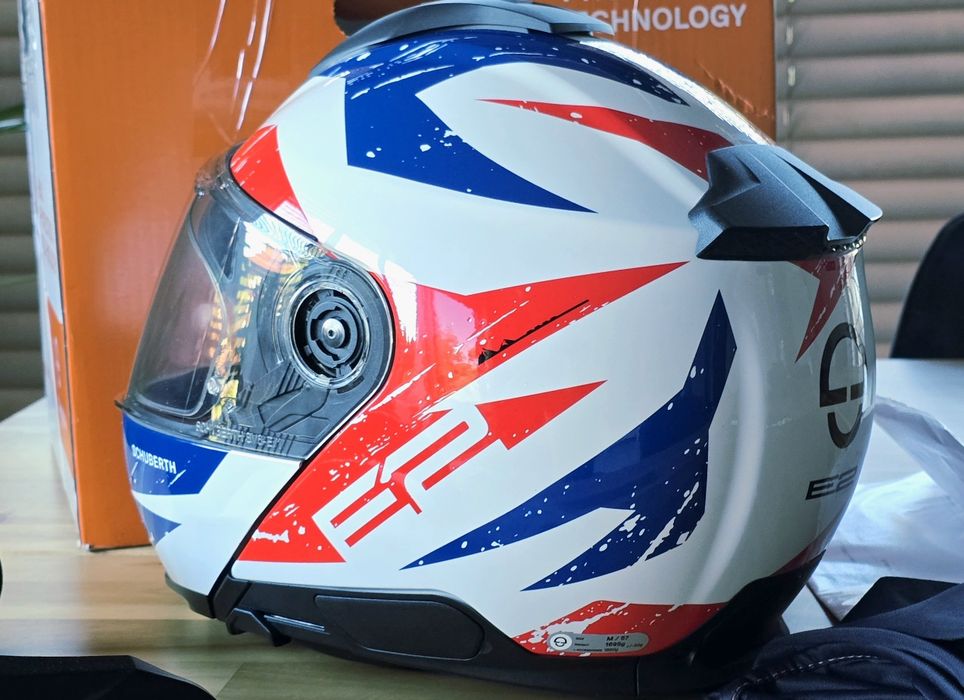 Kask szczękowy Schuberth E2 EXPLORER BLUE rozm. M - skorupa C5