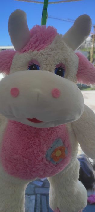 vaca margarida de peluche