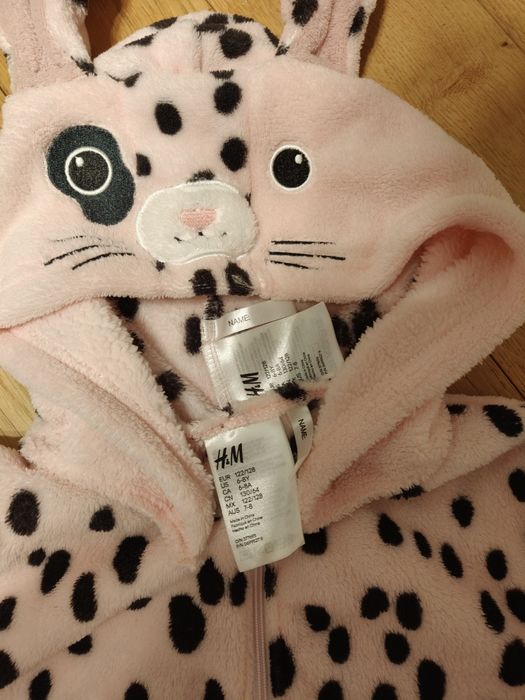 Kombinezon, piżama, strój karnawałowy królik H&M 122/128